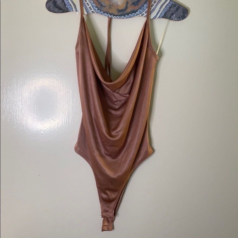 Pink Halter Bodysuit